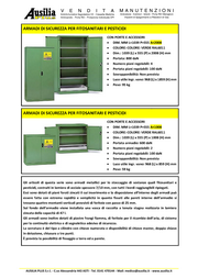 ARMADI DI SICUREZZA PER FITOSANITARI E PESTICIDI